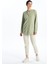 Lcwaıkıkı Basic Mat Yeşil Kapüşonlu Düz Oversize Kadın Fermuarlı Sweatshirt 3