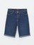 Lcw Jeans Bermuda Fit Kadın Jean Şort 5