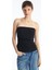 Lcw Vision Kırmızı Straplez Düz Crop Kadın Bluz 1