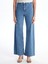 Lcw Jeans Orta Indigo Rodeo Wideleg Kadın Jean Pantolon 3