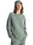 Lcw Vision Bisiklet Yaka Oversize Kadın Sweatshirt 1