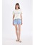 Fall in Love Pijama Takım Kısa Kollu Üst Şort Beli Lastikli Alt D4472AX24HS 2