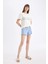 Fall in Love Pijama Takım Kısa Kollu Üst Şort Beli Lastikli Alt D4472AX24HS 3