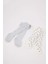 Kız Bebek Dikişsiz 2'li Pamuklu Külotlu Çorap D2493A5NS 3