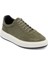 Yeşil Hakiki Süet Deri Erkek Sneaker - E24I1AY56805-J86 1