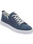 Mavi Nubuk Deri Erkek Sneaker - E24ı1ay56865-F58 Mavi 1