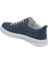 Mavi Nubuk Deri Erkek Sneaker - E24ı1ay56865-F58 Mavi 2
