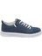 Mavi Nubuk Deri Erkek Sneaker - E24ı1ay56865-F58 Mavi 3