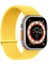 Apple Watch Series 10 42MM Kordon, (Large Size, 160MM) Knitted Fabric Single Loop Sarı 1