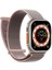 Apple Watch Series 10 46MM Hasırlı Kordon Woven Rose Gold 1