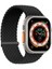 Apple Watch Series 10 42MM Kordon, (Small Size, 127MM) Knitted Fabric Single Loop Siyah 1