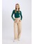 Coool Gabardin Pantolon Baggy Fit Normal Bel Cepli Basic Düz D3761AX24AU 4