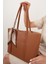 Kristebell Özel Seri Ithal Içinde Çapraz Çantalı Kadın Omuz Çantası 26857 Camel 5
