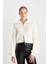 Slim Fit Basic Dik Yaka Triko Fermuarlı Hırka A3333AX24WN 1