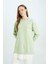 Regular Fit Bisiklet Yaka Basic Düz Sweatshirt Tunik A9529AX24AU 4
