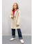 Kız Çocuk Kapüşonlu Kaşe Parka C8554A824AU 2