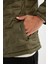 Su İtici Kapitone Slim Fit Dar Kesim Dik Yaka Astarlı Fermuarlı Cepli Kışlık Şişme Mont D1234AX24WN 5