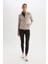 DeFactoFit Fitted Dik Yaka Çift Cepli Fermuarlı Spor Hırka B3985AX24AU 2