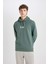 Regular Fit Kapüşonlu Baskılı Sweatshirt Y5286AZ24AU 3