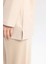 Regular Fit Bisiklet Yaka Selanik Kumaş Uzun Kollu Basic Düz Tişört Tunik B3552AX24AU 5