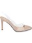 Bej Vegan-Tekstil Kadın Stiletto - K24I1AY67327-C37 Bej 3