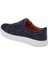 Lacivert Hakiki Süet Deri Kadın Sneaker - K24I1AY67337-D44 2