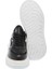 Siyah Deri Kadın Sneaker - K24I1AY67336-A23 Siyah 4