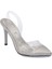 Gri Vegan-Tekstil Kadın Stiletto - K24I1AY67327-A14 1