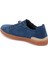 Mavi Süet Deri Erkek Sneaker - E24I1AY56834-C31 Mavi 2