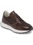 Kahve Deri-Tekstil Erkek Sneaker - E24I1AY56870-B90  Kahve 1