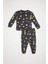 Erkek Bebek Pijama Takım Desenli Uzun Kollu Üst Beli Lastikli Uzun Alt D8653A524AU 5