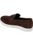 Kahve Süet Deri Erkek Loafer - E24I1AY56784-B85 Kahve 2