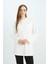 Regular Fit Bisiklet Yaka Basic Düz Uzun Kollu Tişört Tunik D4897AX24WN 4