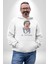 El Patron Narcos Pablo Kadın Erkek  Beyaz Kapüşonlu Sweatshirt Hoodie 1