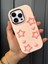 iPhone 15 Pro Uyumlu Darbe Emici Yapılı 3D Pembe Yıldızlar Karakterli Koruyucu Lüx Kılıf 1