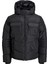 Erkek Jjbuıld Kapüşonlu Puffer Mont 12256858 Siyah 1