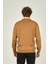 Erkek Polo Yaka Düğmeli Yün Kazak 6091023 Camel 4