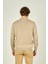 Erkek Polo Yaka Düğmeli Yün Kazak 6091023 Bej 4