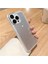 Apple iPhone 13 Pro Uyumlu Kılıf Zebana Işıltım Silikon Kılıf (Kamera Lens Korumalı) Gri 2