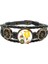 Graffiti Caddesi Kültür Gear Deri Kaplı Ocean Bracelet Wristband (Yurt Dışından) 1
