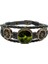 Yeşil Çiçek ve Bilim Doğası Sahnesi Deri Kaplı Okyanus Bracelet Wristband (Yurt Dışından) 1