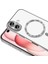 iPhone 16 Kılıf Demre Renkli Silikon Magsafe Wireless Şarj Özellikli Gümüş 2