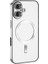 iPhone 16 Plus Kılıf Demre Renkli Silikon Magsafe Wireless Şarj Özellikli Titanyum Gri 1