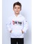 Erkek Çocuk Kapşonlu Sweat Baskılı Cepli C34 1