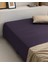 Manon Tek Kişilik %100 Pamuk Ranforce Lastiksiz Çarşaf - Mor 1