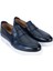 Erkek Deri Lacivert Loafer Ayakkabı 698 1146-1 Y24 Lacıvert 2