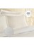 White Collection 80 Tel %100 Pamuk Percale Battal Boy Nevresim Takımı Beyaz 2