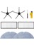 6 Adet Yedek Aksesuar Mendil Filtresi Siyah Yan Fırçalar (Yurt Dışından) 1