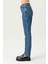 Orta Mavi Normal Bel Patı Fermuarlı Slim Fit Jean Pantolon C 4934-014 3