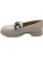 Miraviva Kadın Suni Deri Loafer Ayakkabı - Miraviva - Krem - 38 2
